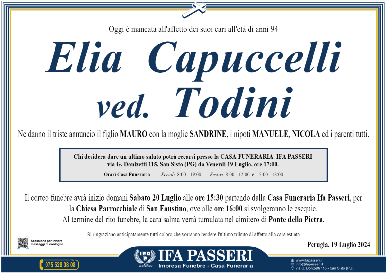 Elia Capuccelli ved. Todini