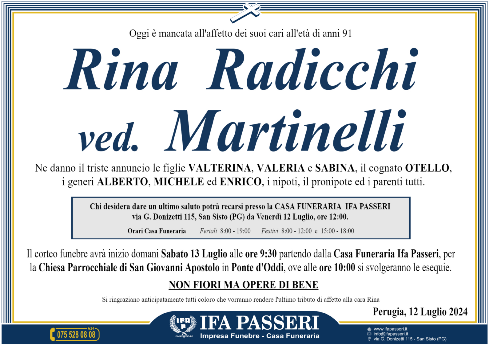 Rina Radicchi ved. Martinelli