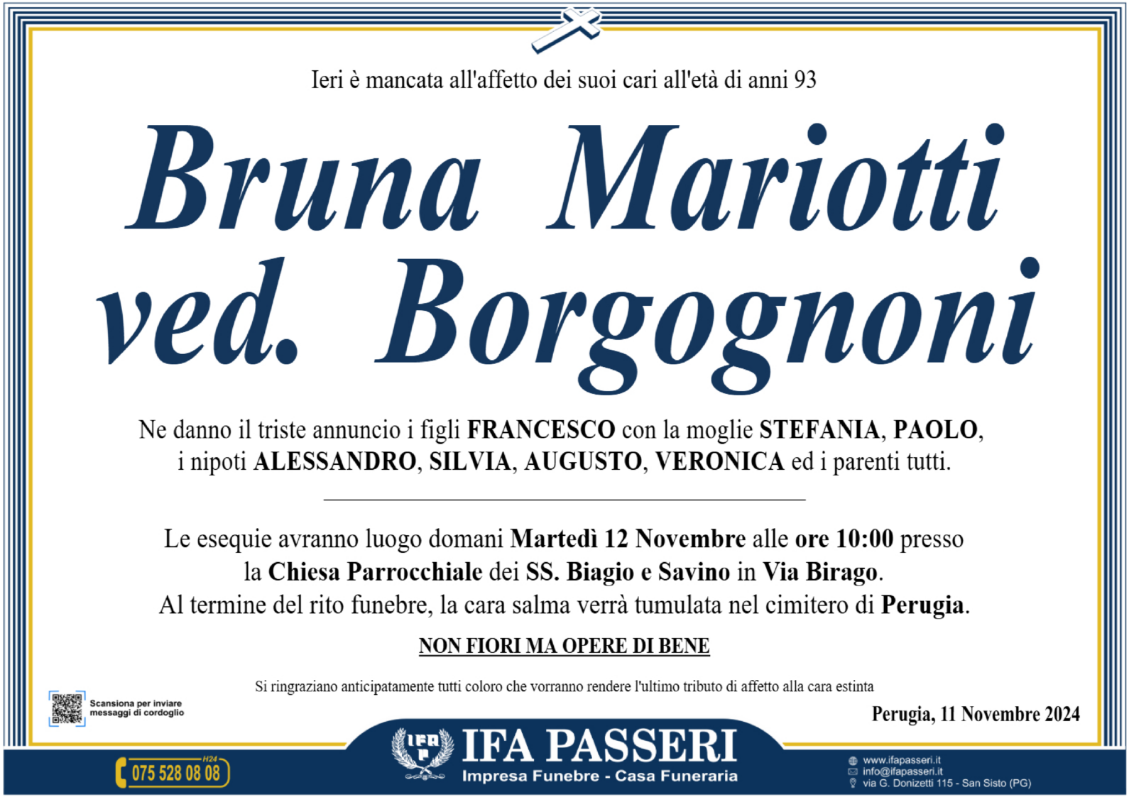 Bruna Mariotti ved. Borgognoni