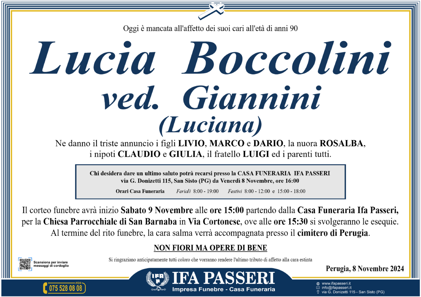 Lucia Boccolini ved. Giannini