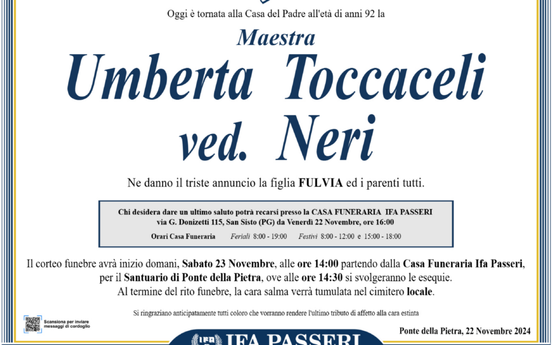 Umberta Toccaceli ved. Neri