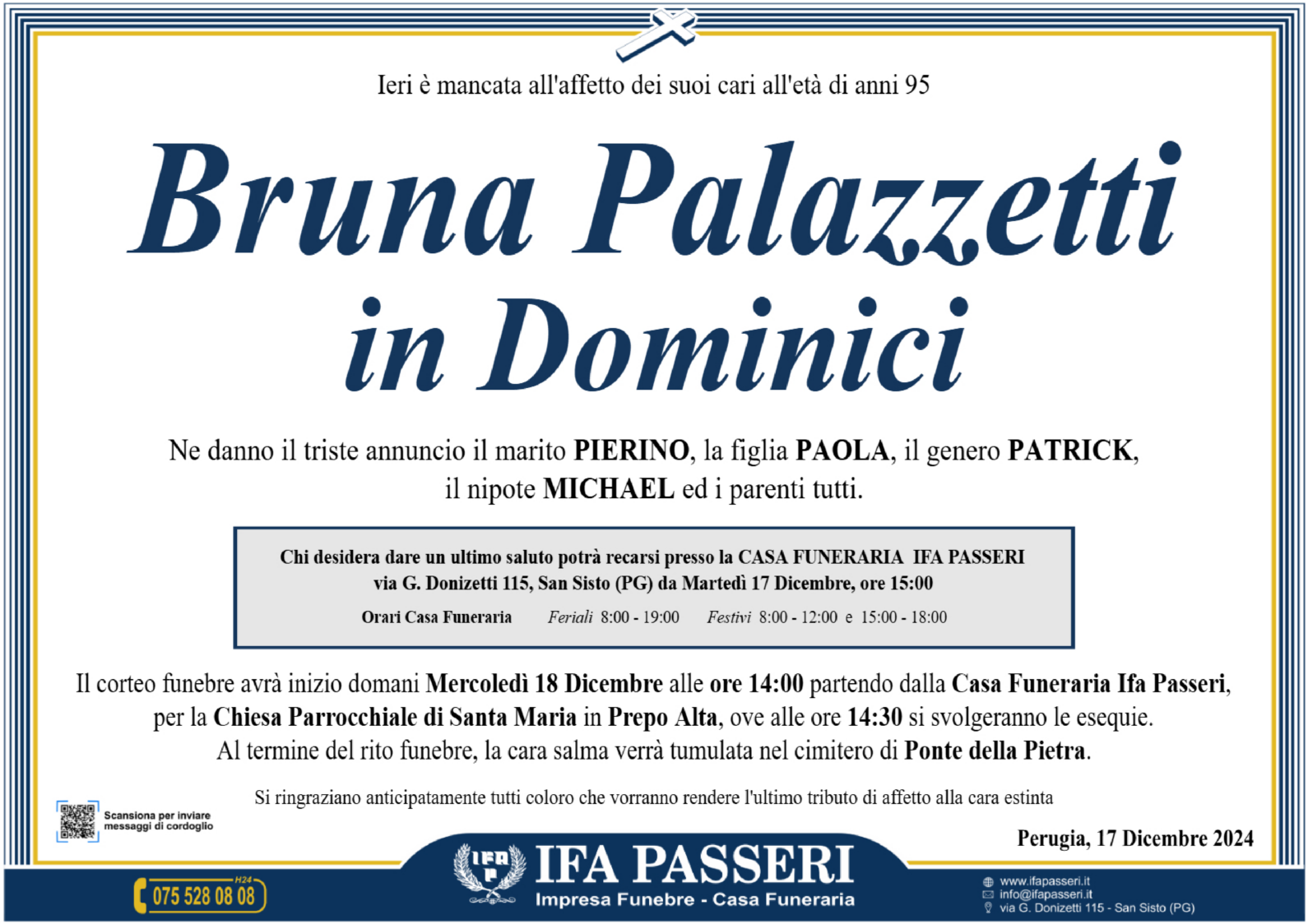 Bruna Palazzetti in Dominici