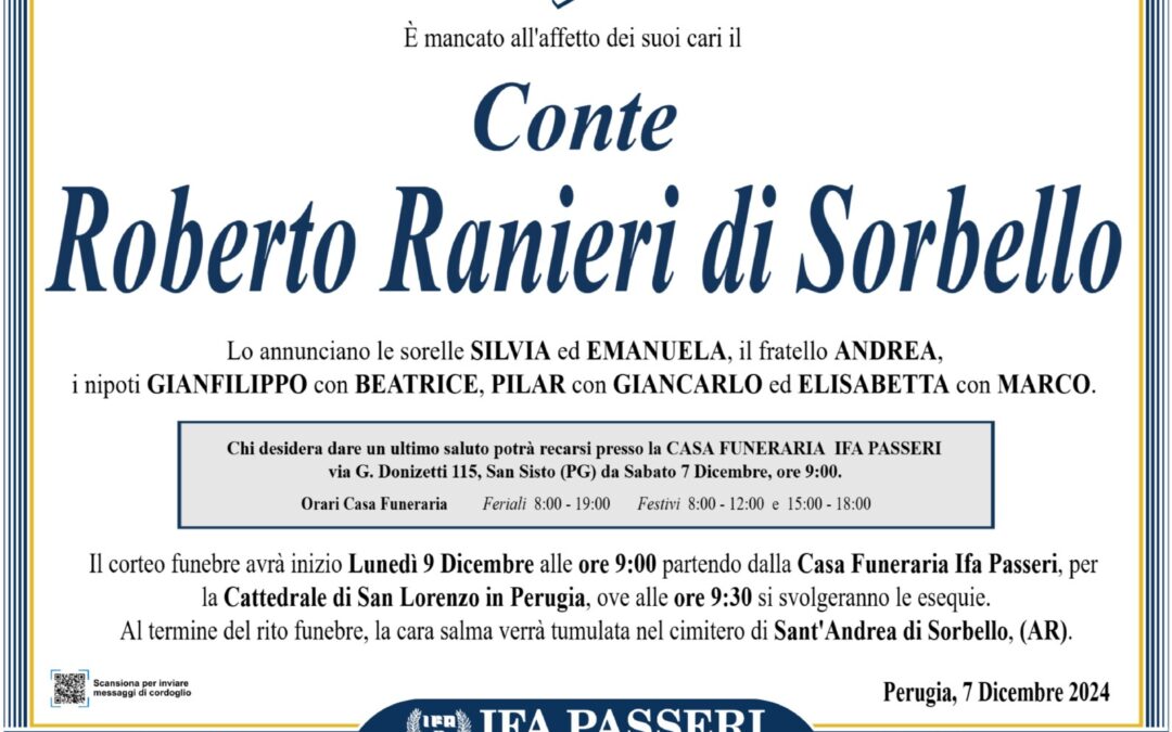 Conte Roberto Ranieri di Sorbello