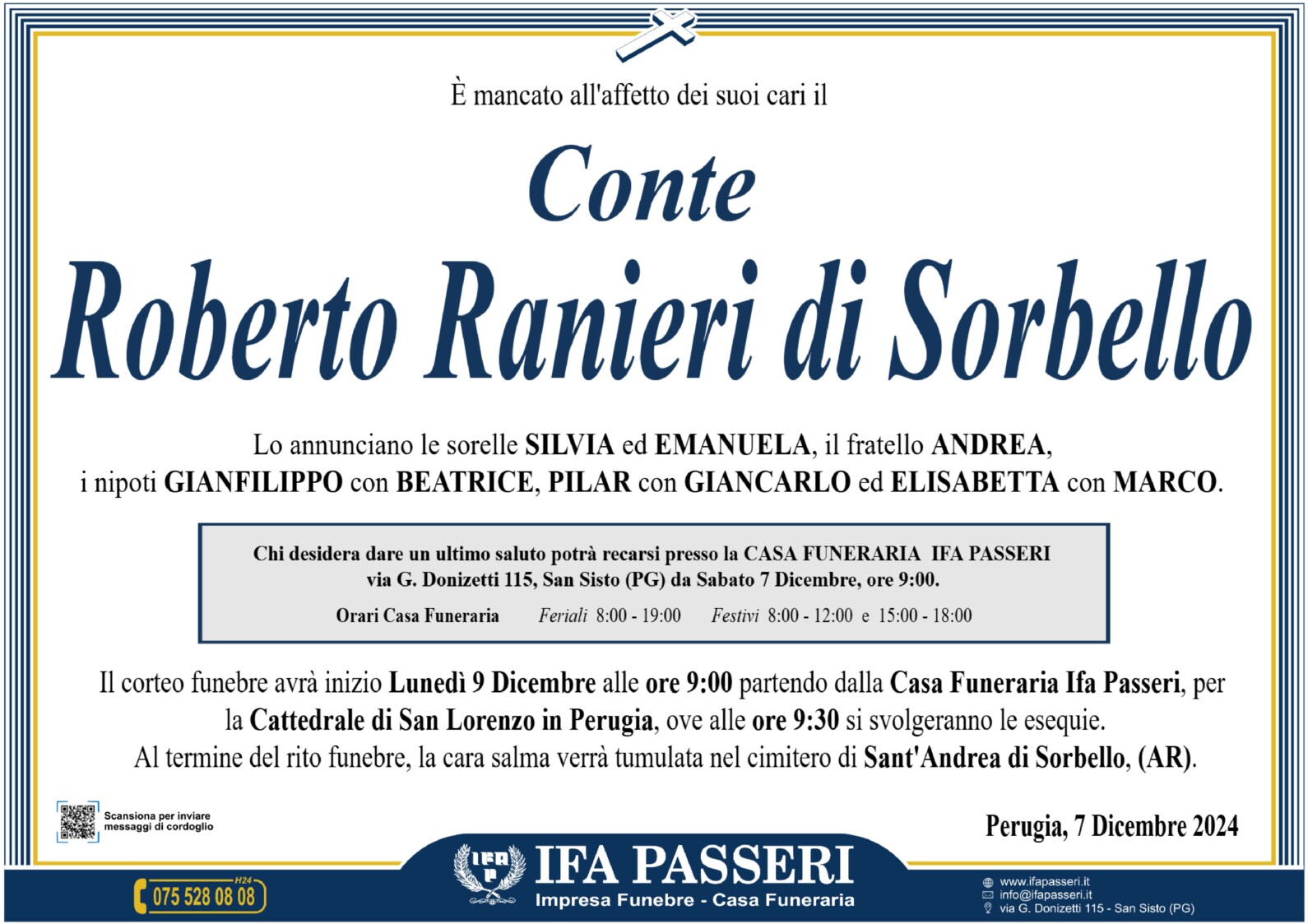 Conte Roberto Ranieri di Sorbello