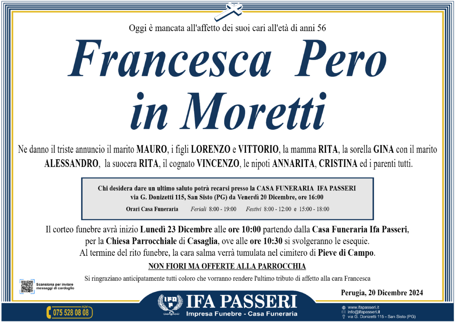 Francesca Pero in Moretti