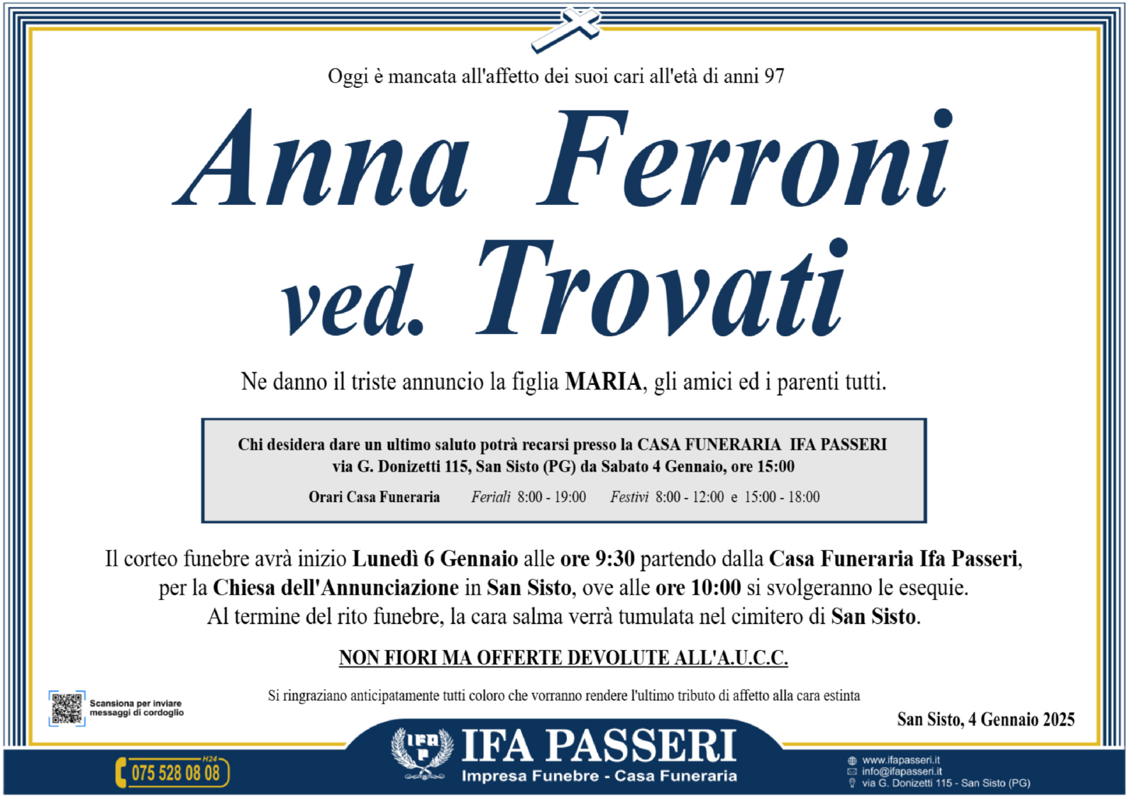 Anna Ferroni ved. Trovati