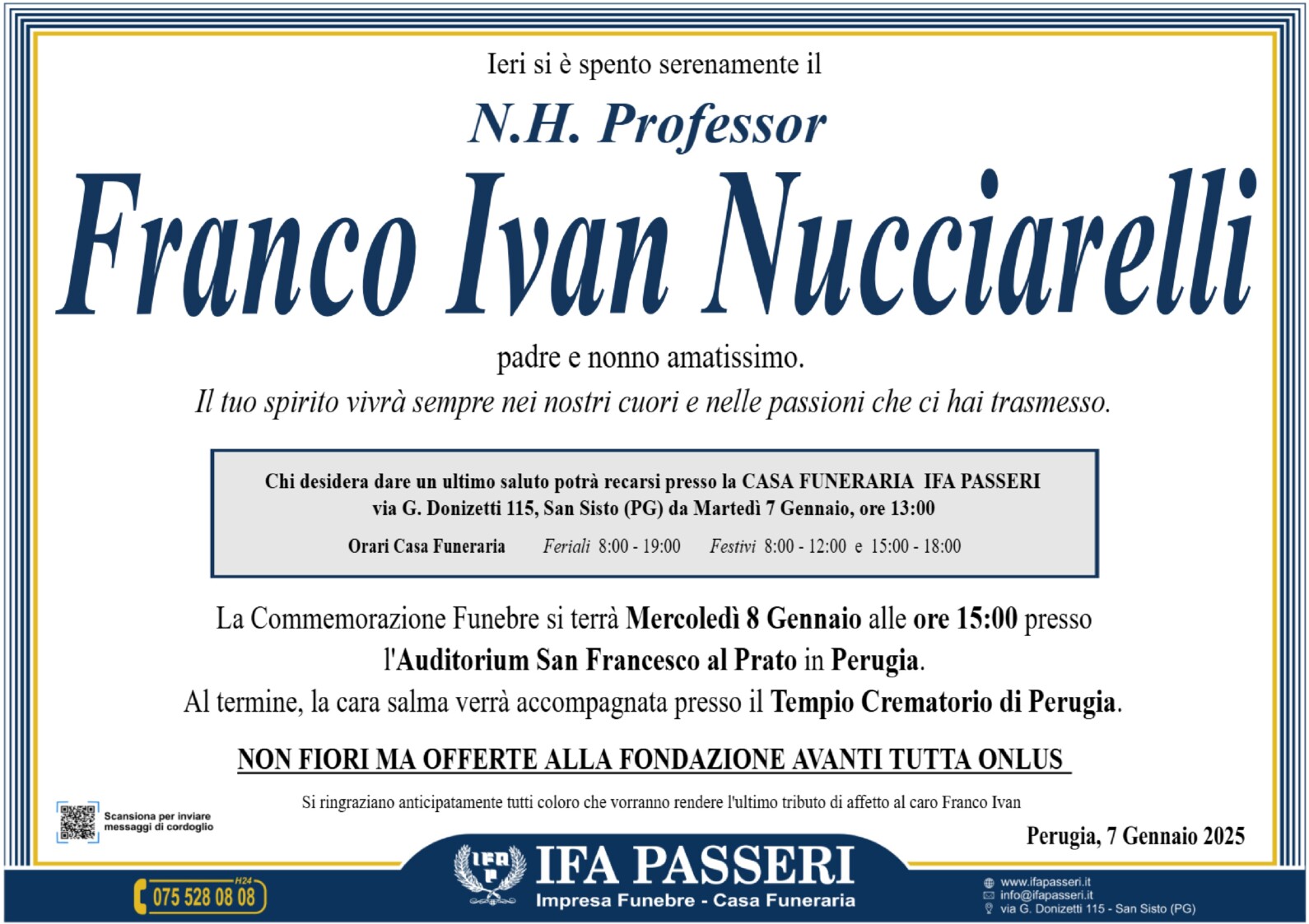 N.H. Professor Franco Ivan Nucciarelli