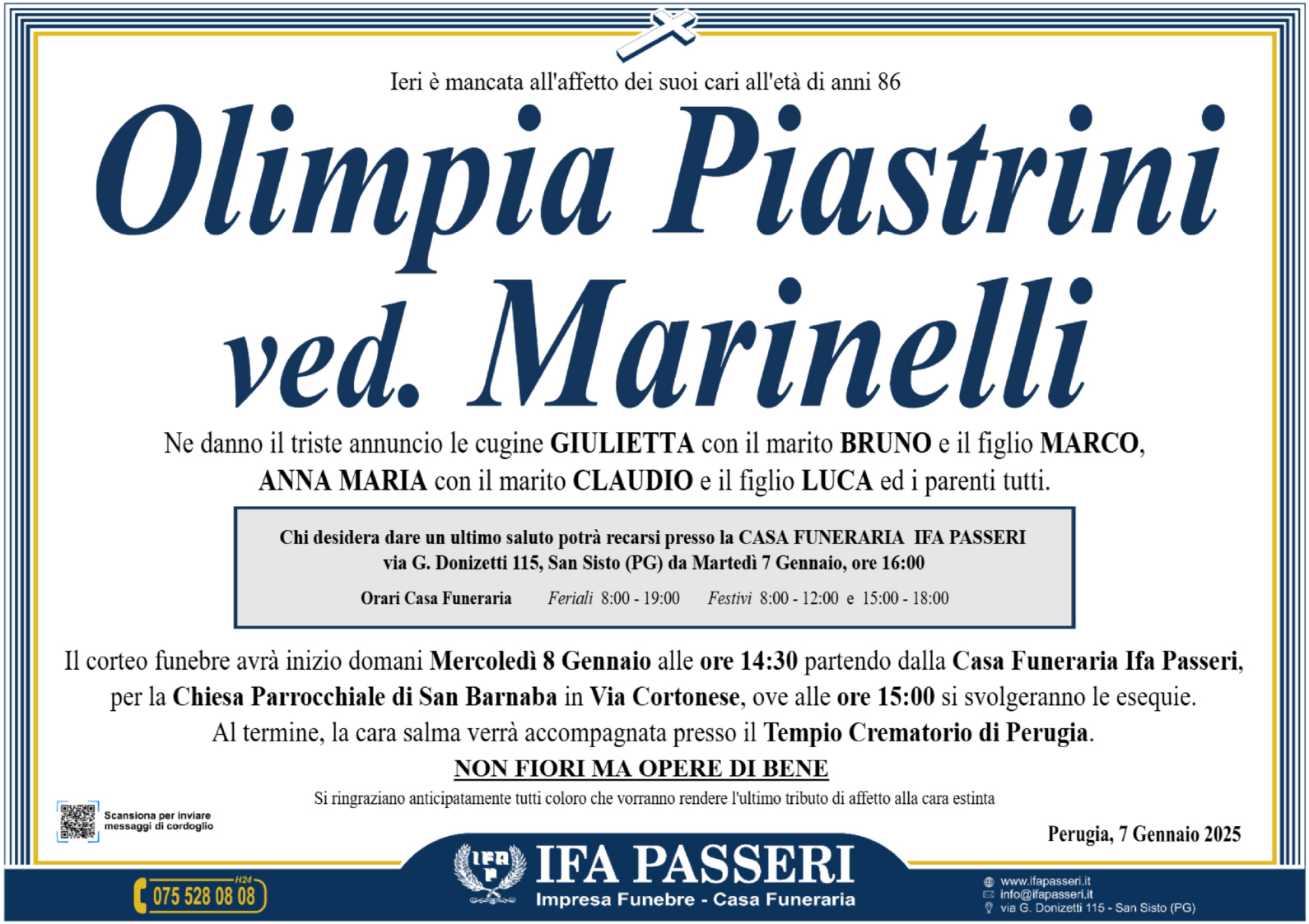 Olimpia Piastrini ved. Marinelli