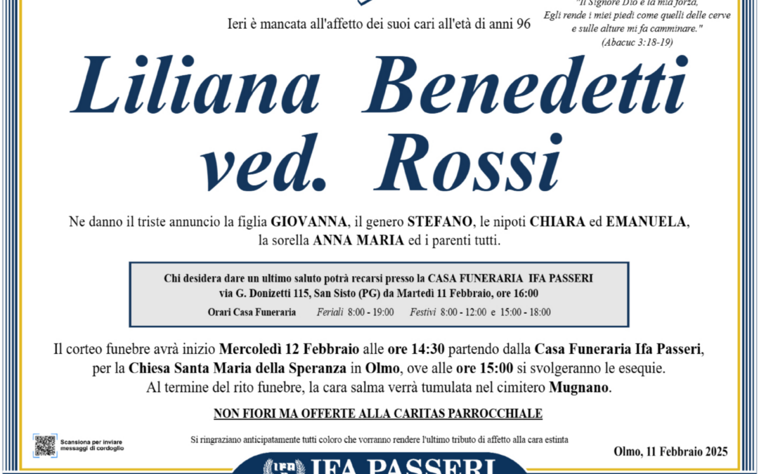 Liliana Benedetti ved. Rossi