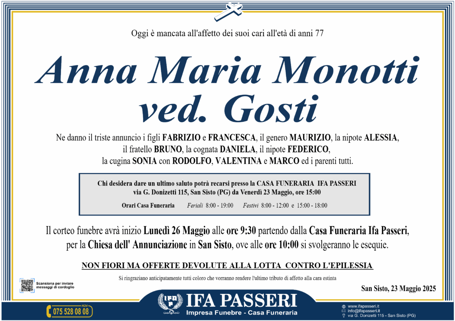 Anna Maria Monotti ved. Gosti