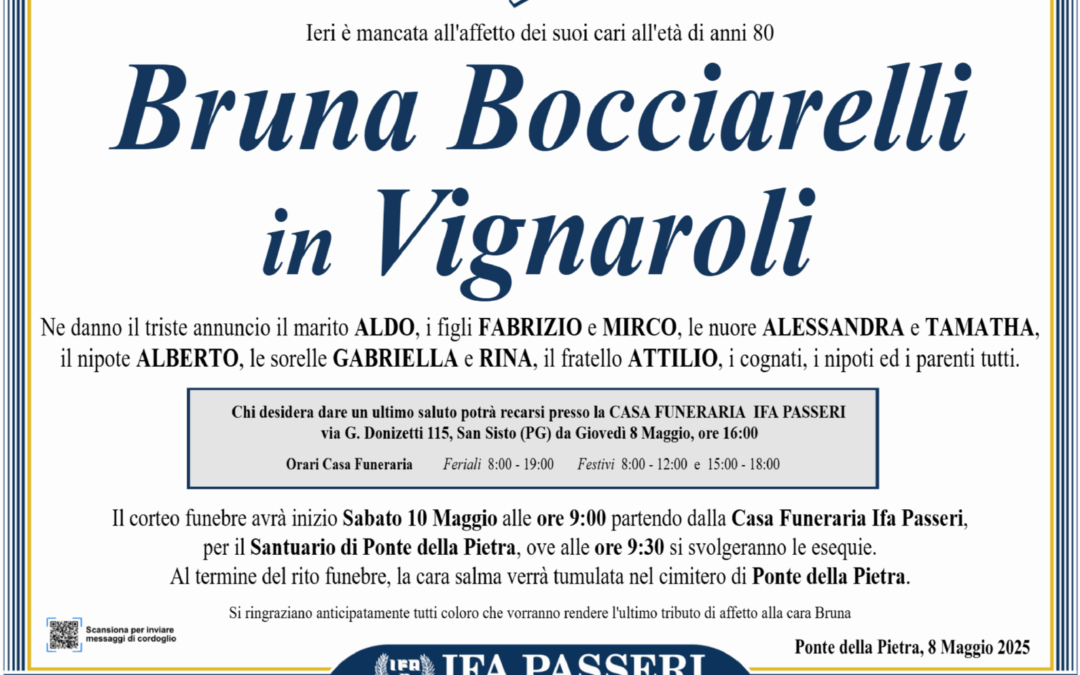 Bruna Bocciarelli in Vignaroli