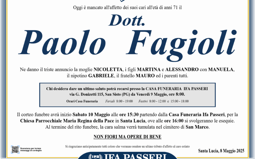Dott. Paolo Fagioli