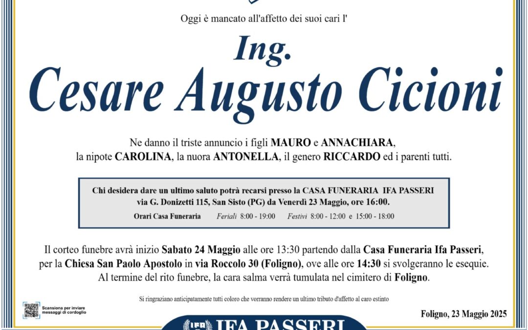 Ing. Cesare Augusto Cicioni
