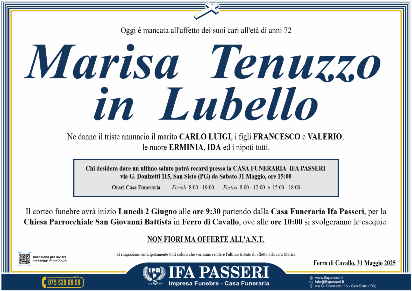 Marisa Tenuzzo in Lubello