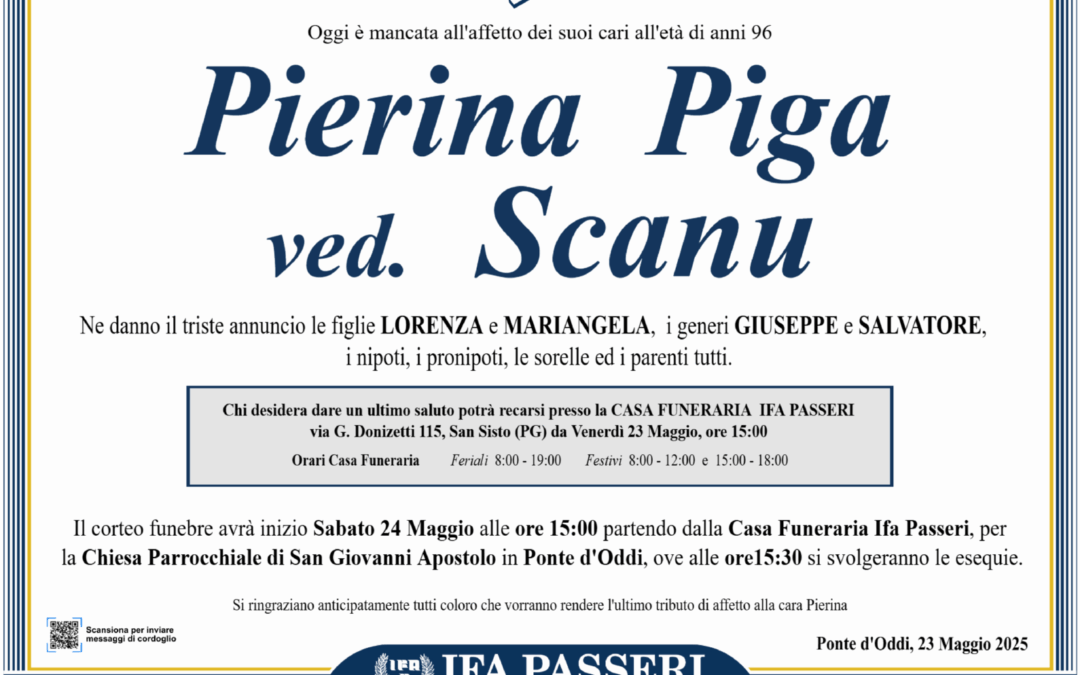 Pierina Piga ved. Scanu