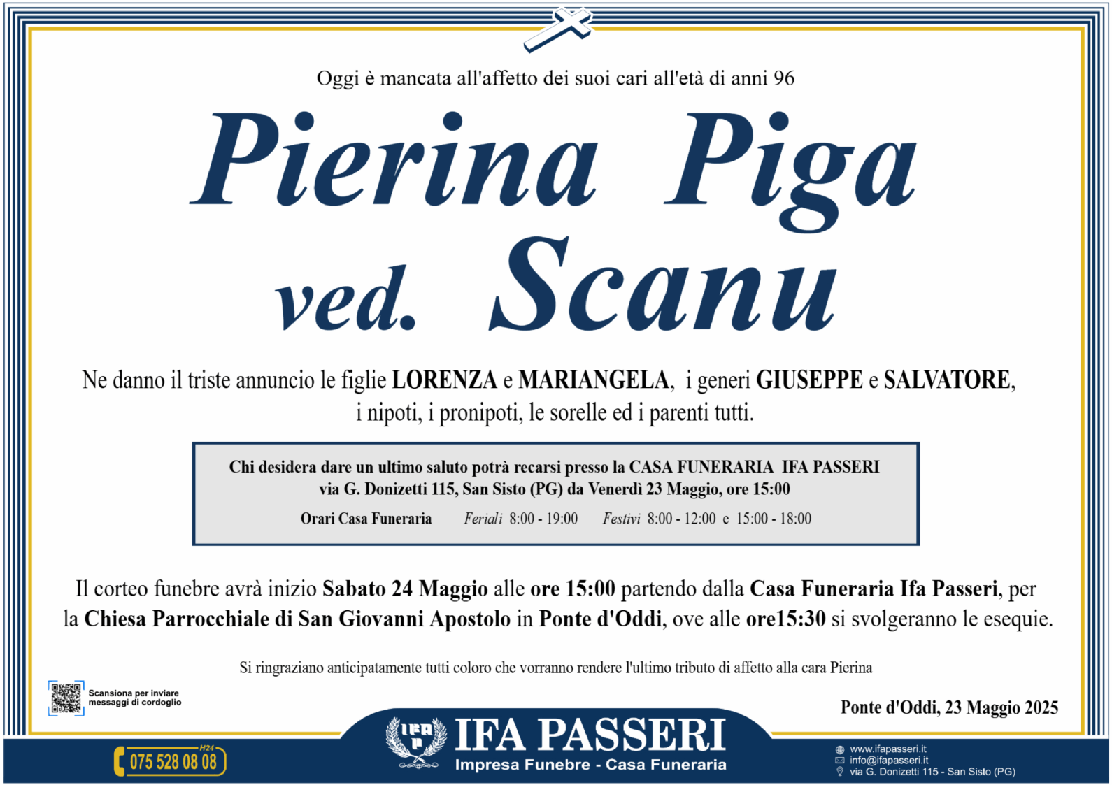 Pierina Piga ved. Scanu