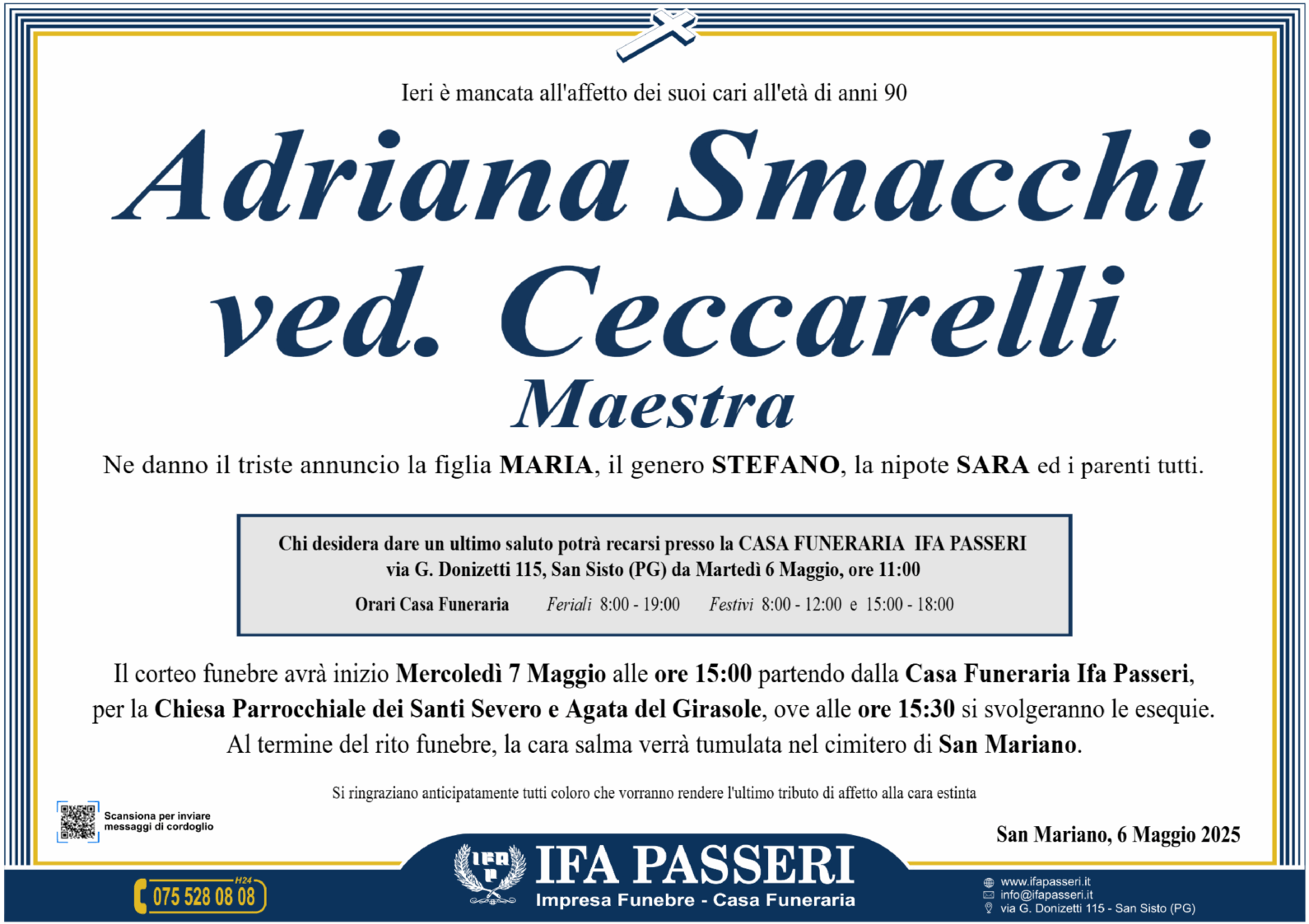 Adriana Smacchi ved. Ceccarelli