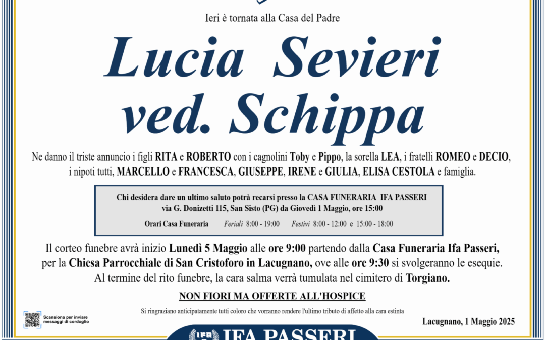 Lucia Sevieri ved. Schippa