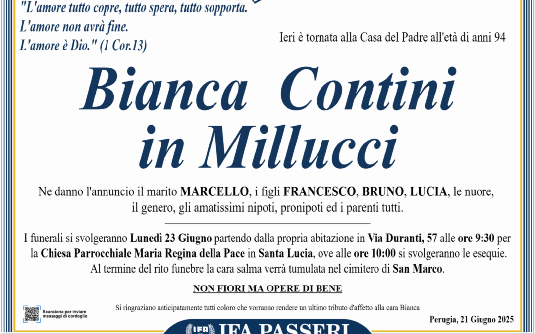 Bianca Contini in Millucci