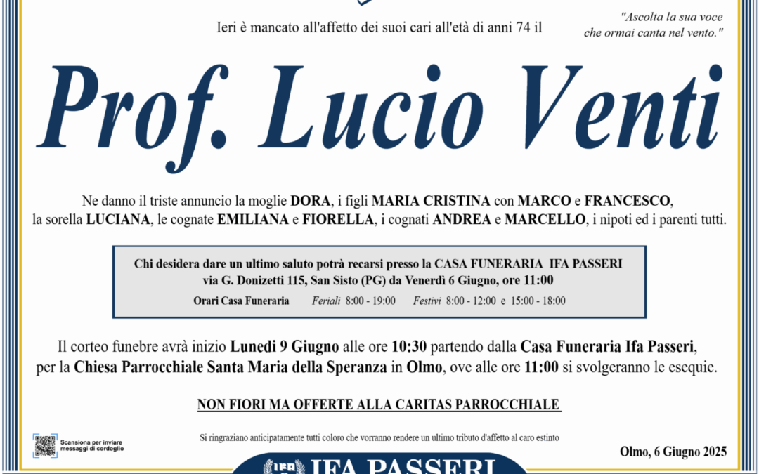Prof. Lucio Venti