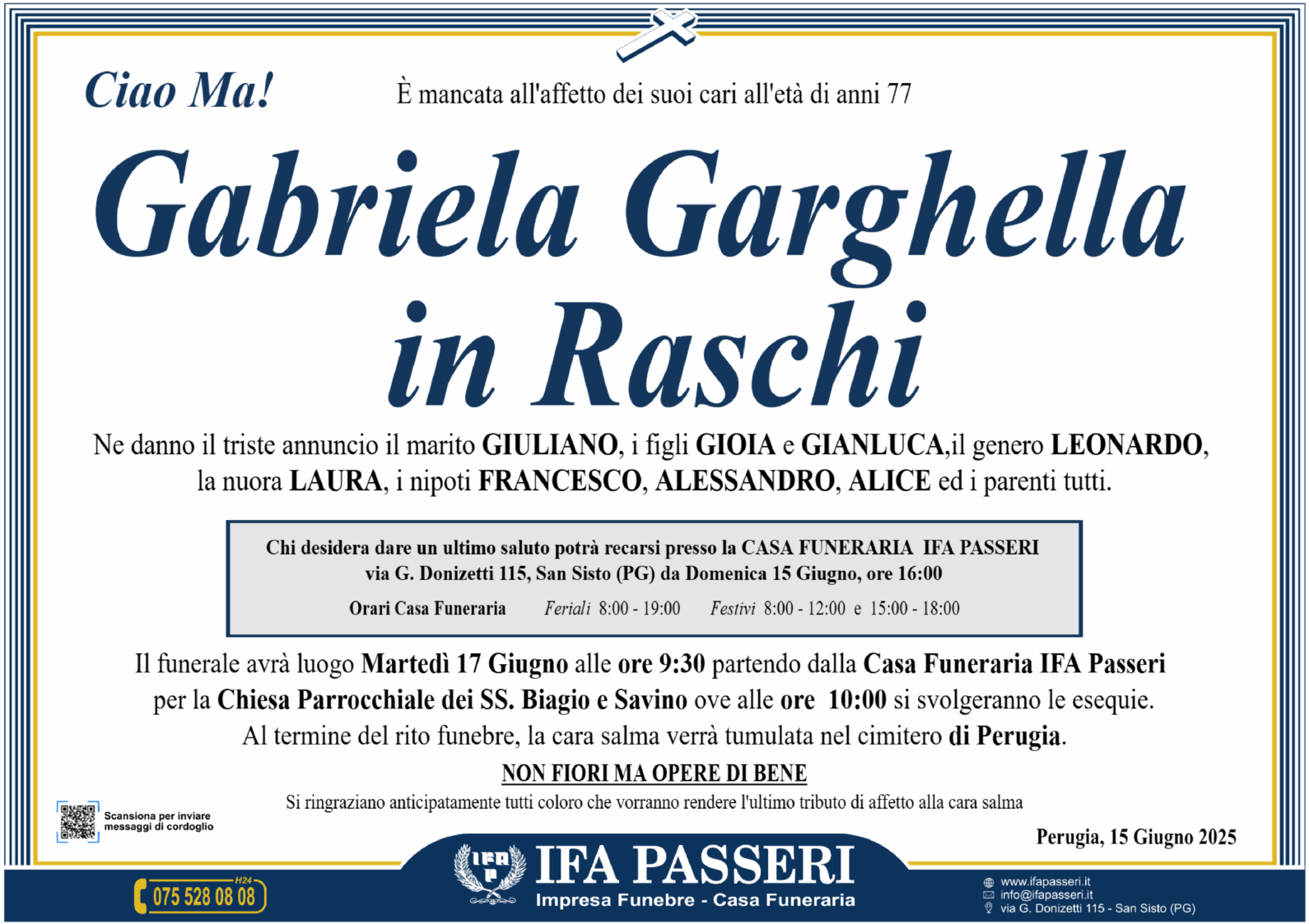 Gabriela Garghella in Raschi