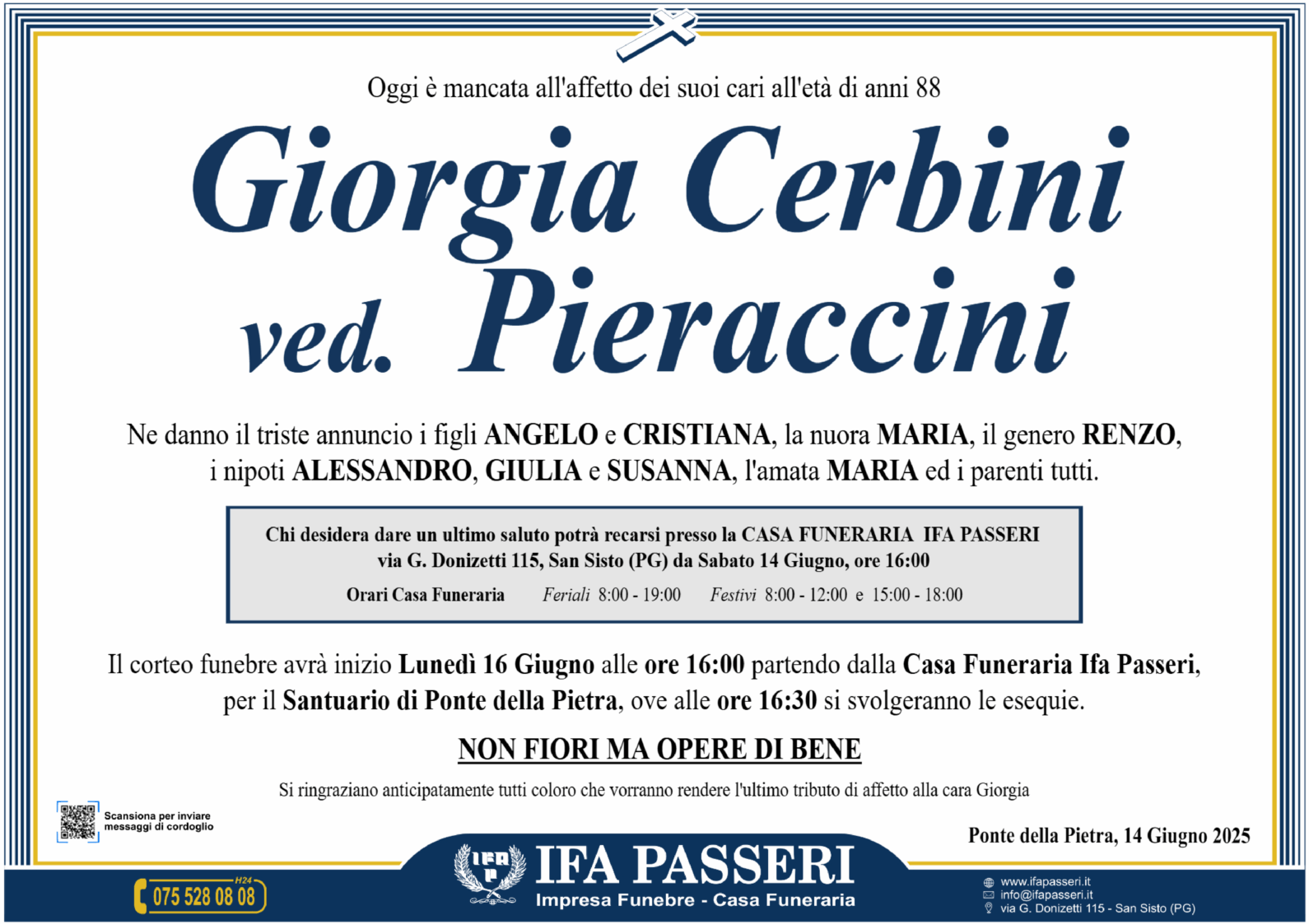 Giorgia Cerbini ved. Pieraccini