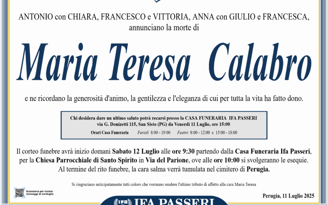 Maria Teresa Calabro