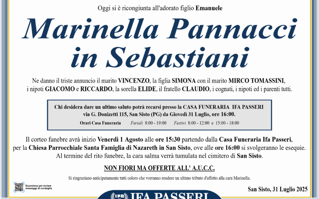 Marinella Pannacci in Sebastiani