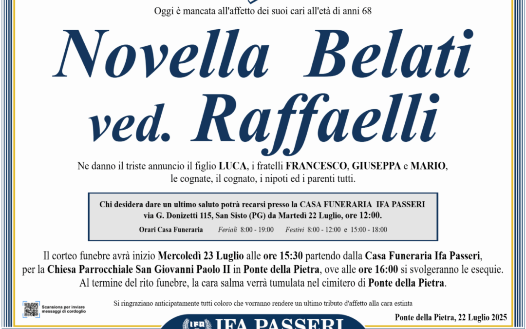 Novella Belati ved. Raffaelli