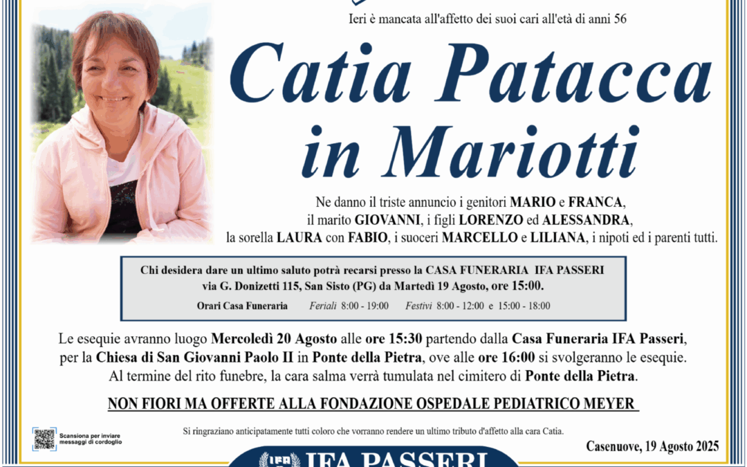 Catia Patacca in Mariotti