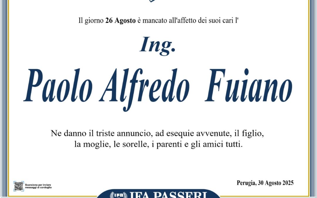 Ing. Paolo Alfredo Fuiano