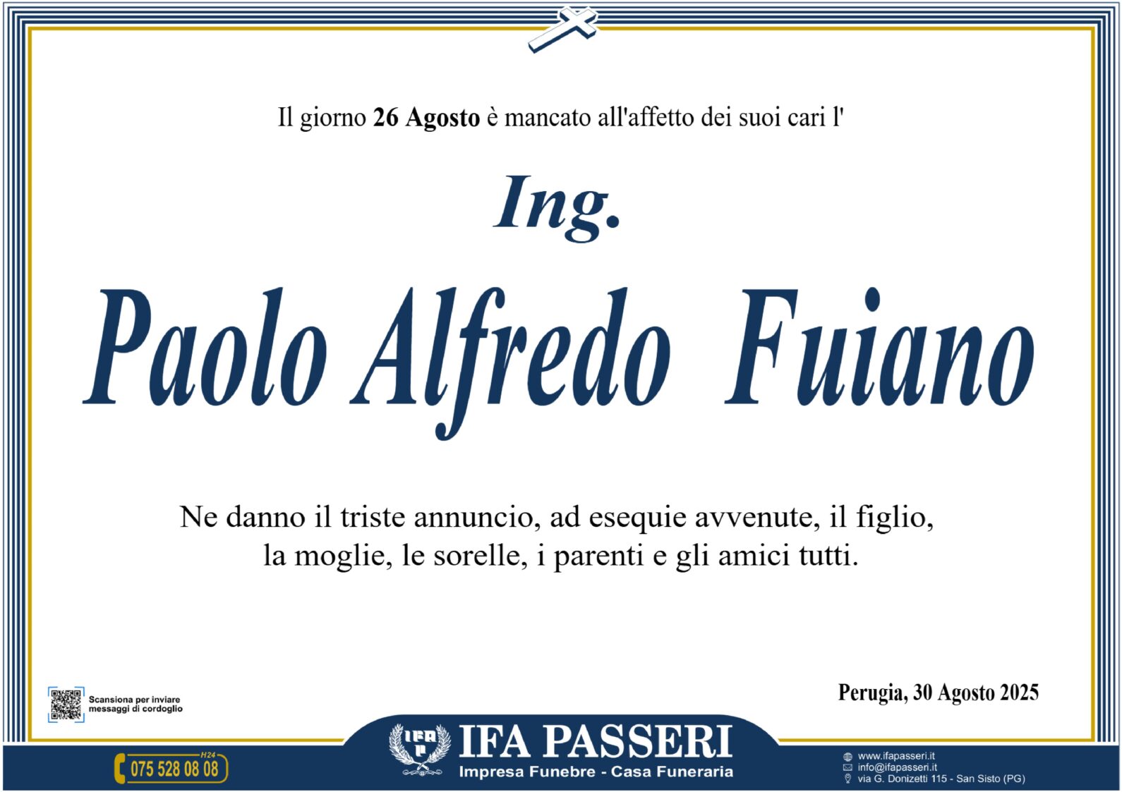 Ing. Paolo Alfredo Fuiano