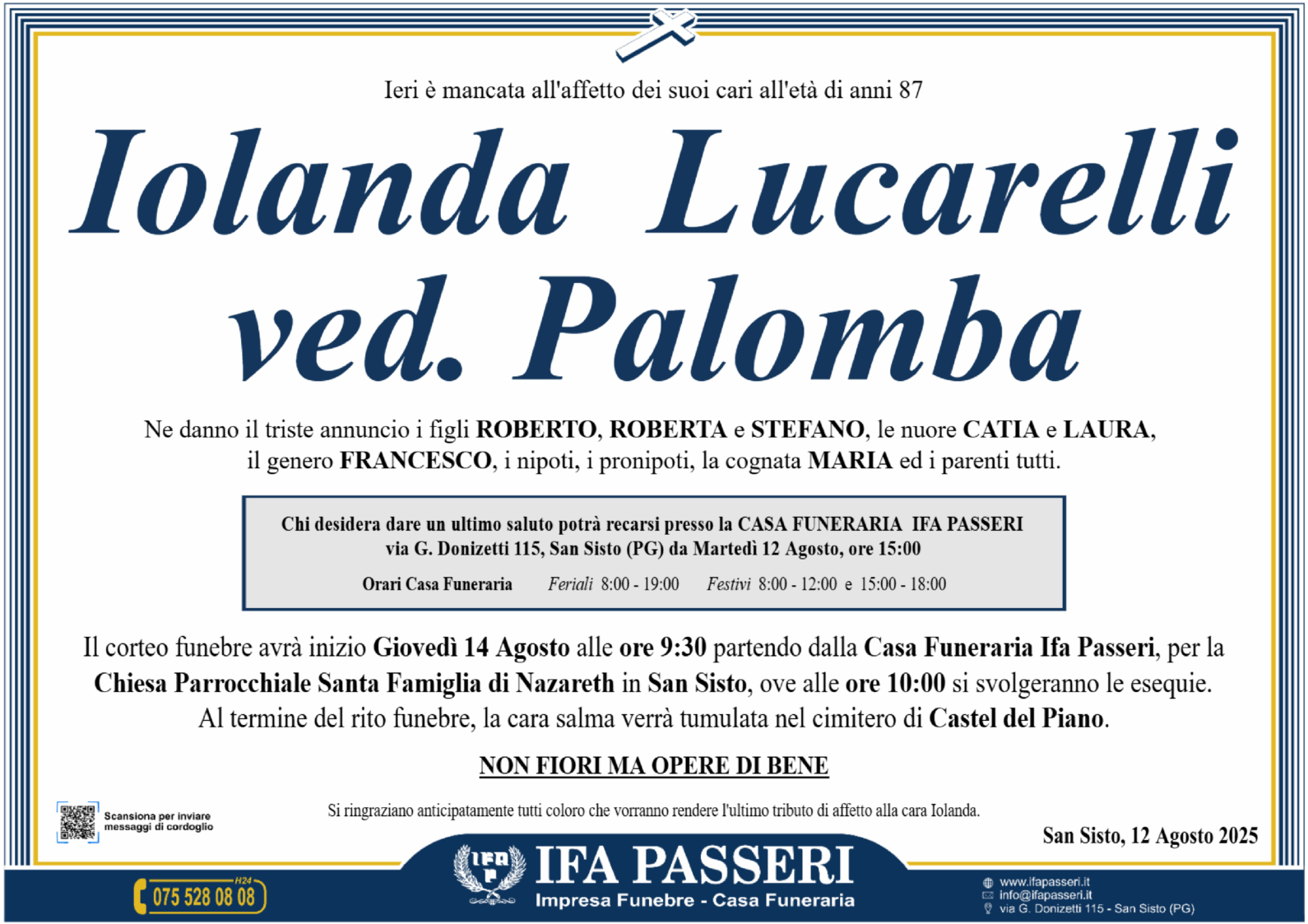 Iolanda Lucarelli ved. Palomba