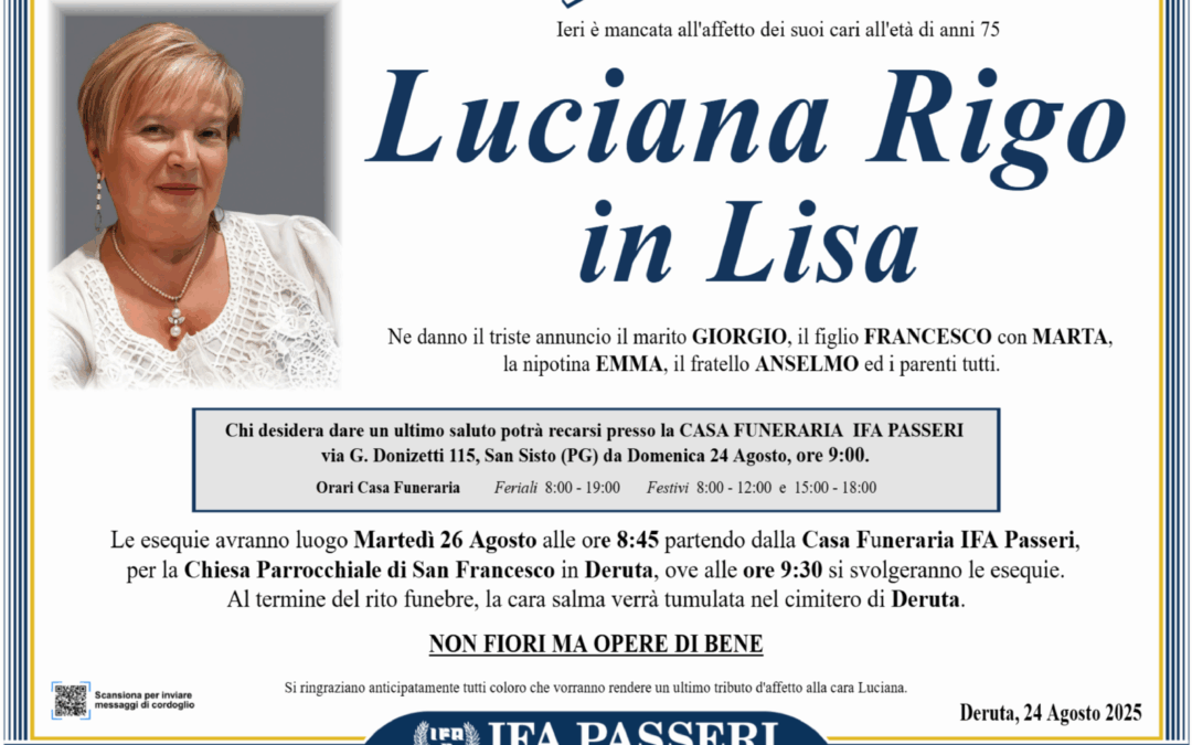 Luciana Rigo in Lisa