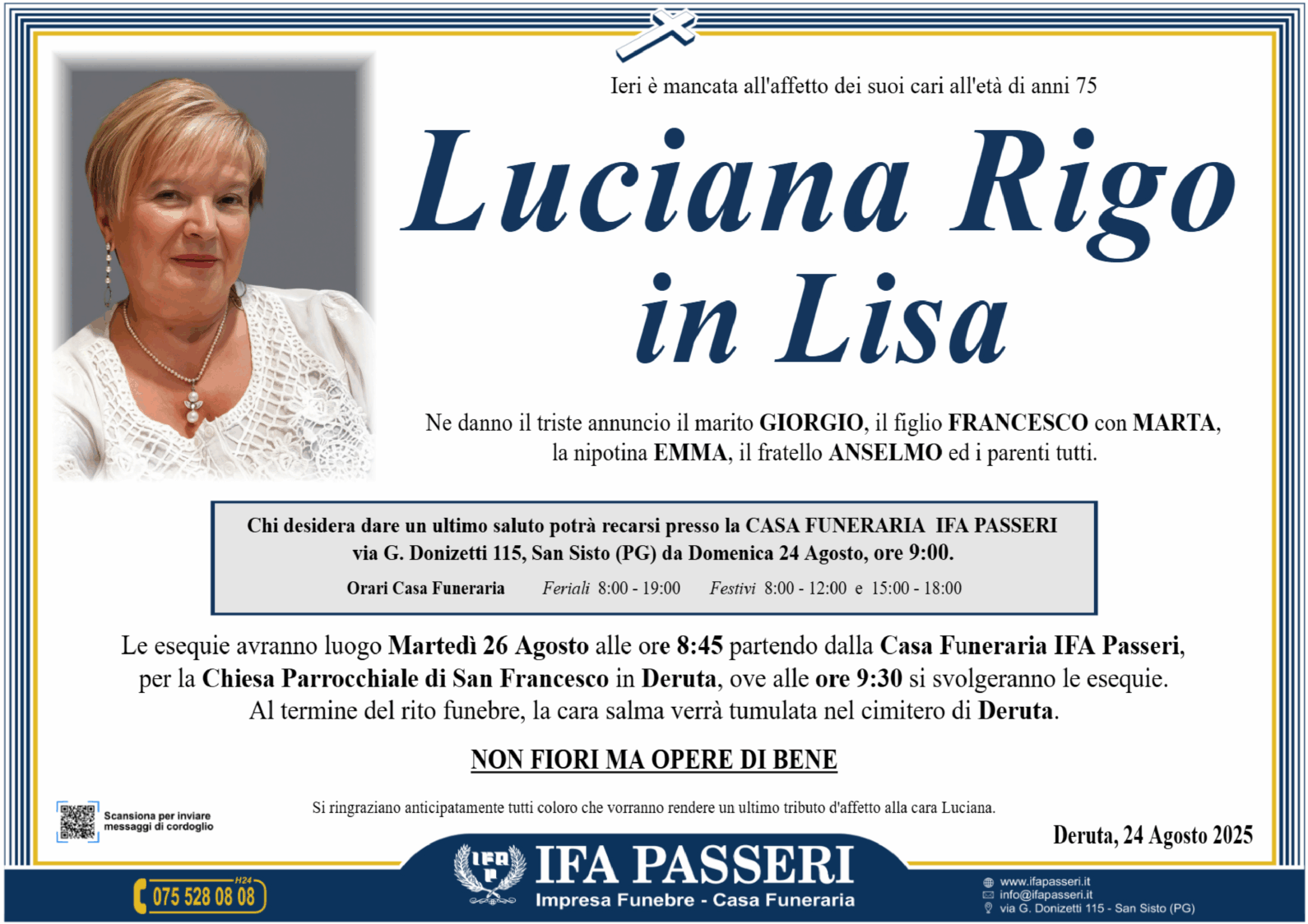 Luciana Rigo in Lisa