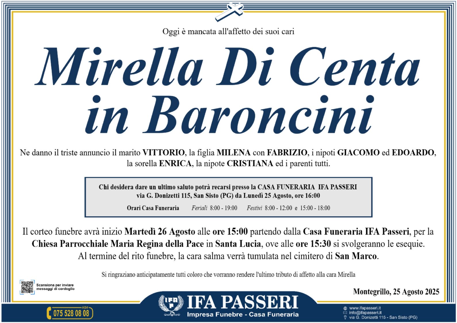 Mirella Di Centa in Baroncini