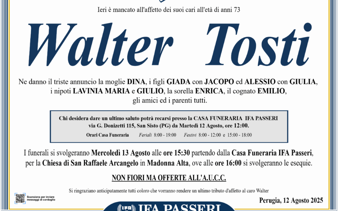 Walter Tosti