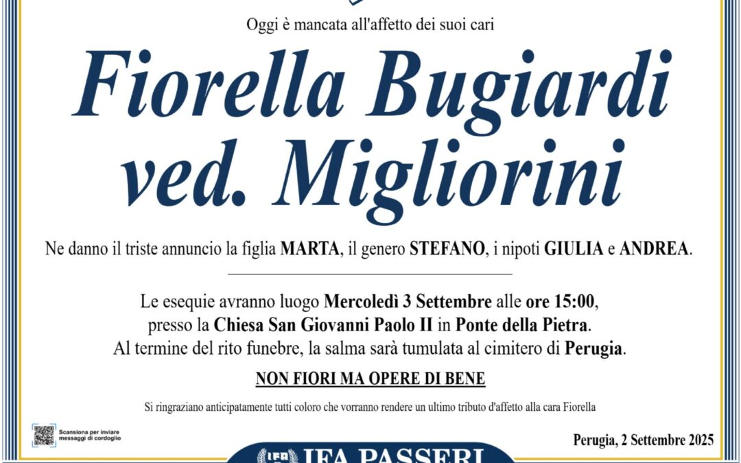 Fiorella Bugiardi ved. Migliorini