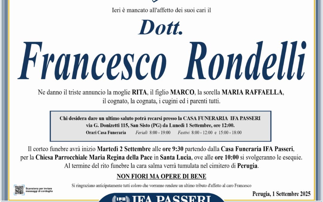 Dott. Francesco Rondelli