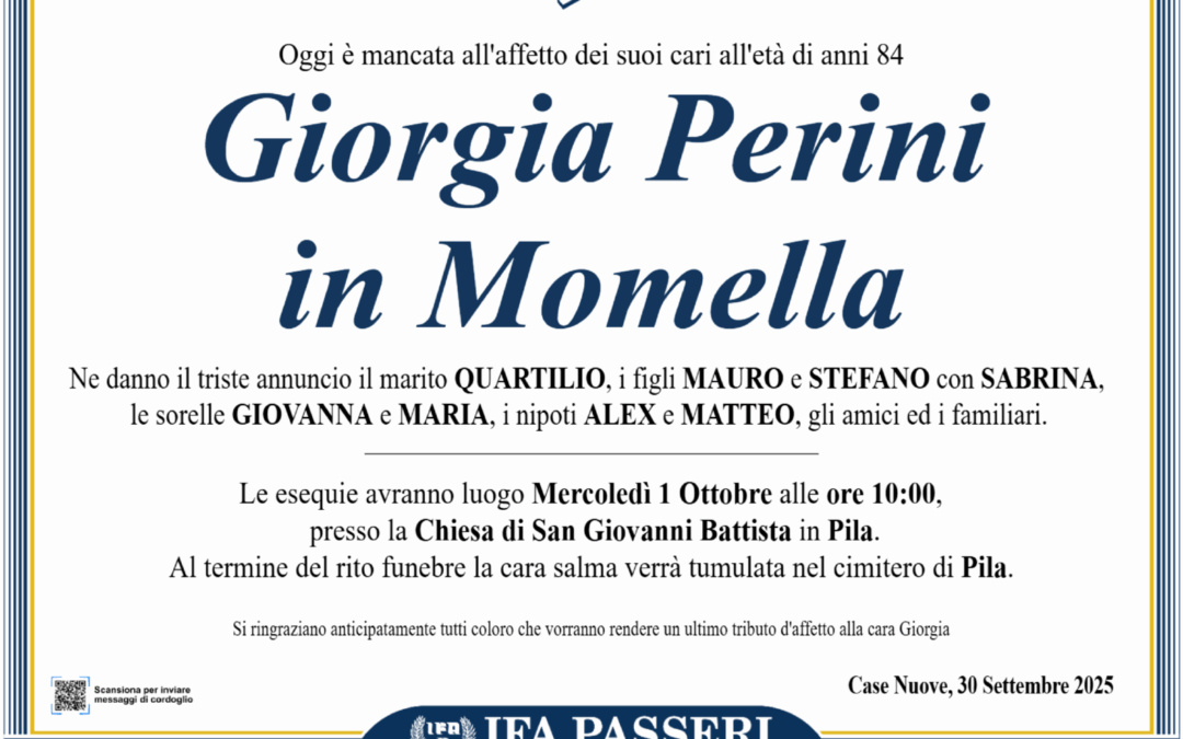Giorgia Perini in Momella