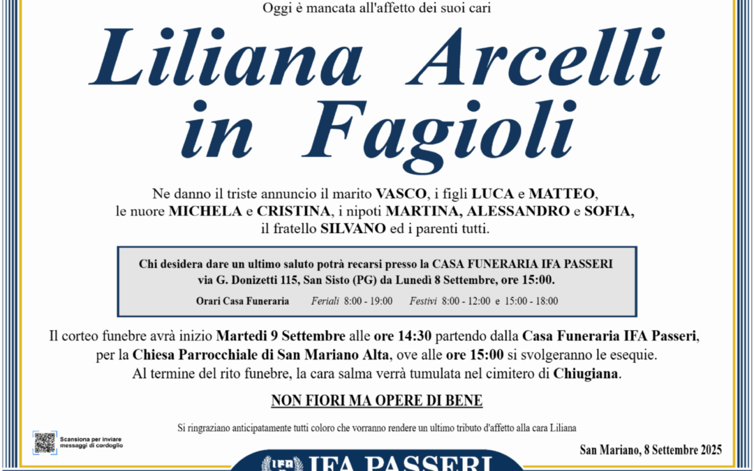 Liliana Arcelli in Fagioli