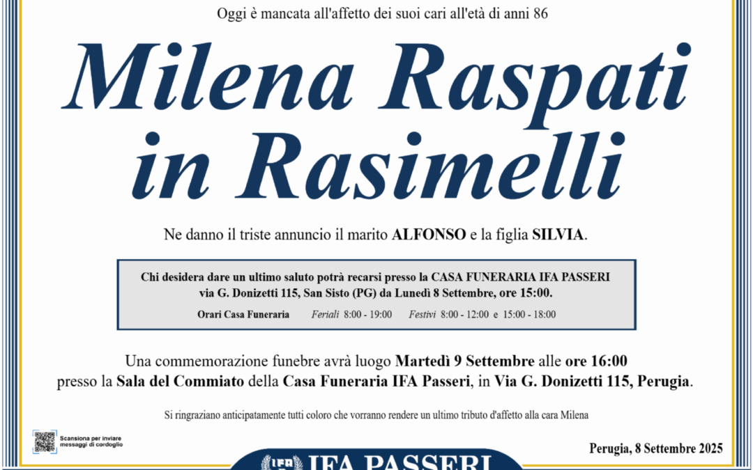 Milena Raspati in Rasimelli