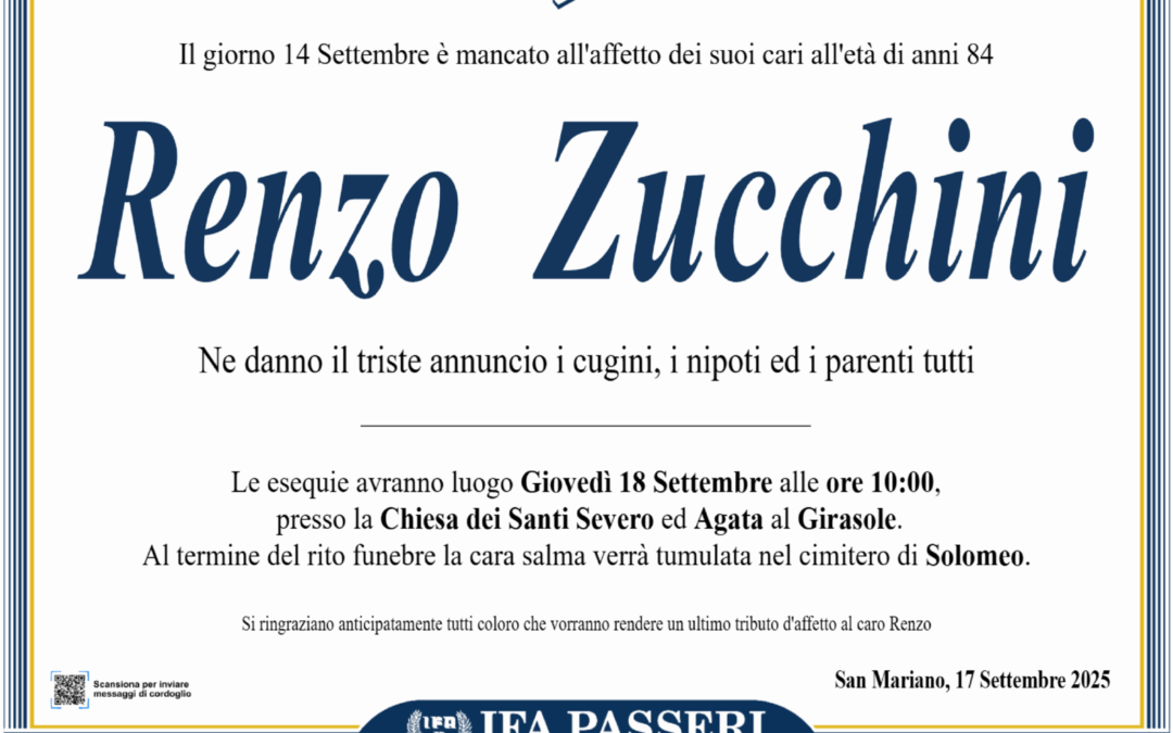 Renzo  Zucchini