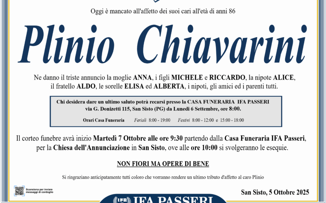 Plinio Chiavarini