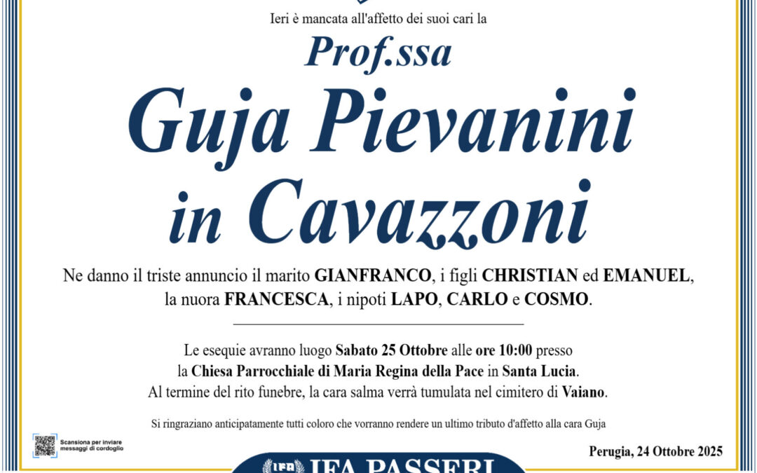 Guja Pievanini in Cavazzoni