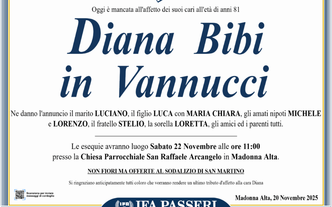 Diana Bibi in Vannucci