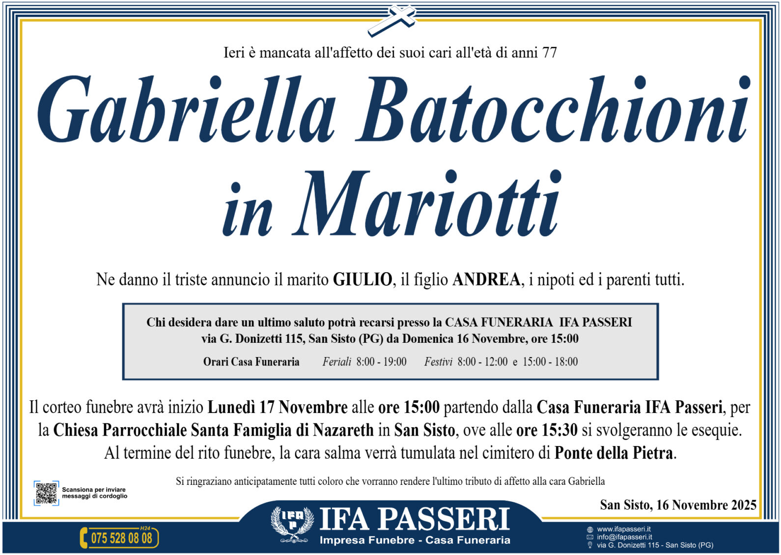 Gabriella Batocchioni in Mariotti