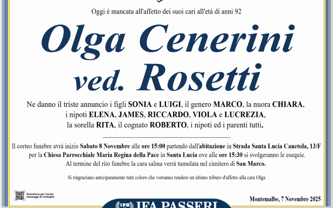 Olga Cenerini ved. Rosetti