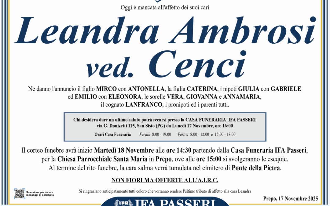 Leandra Ambrosi ved. Cenci