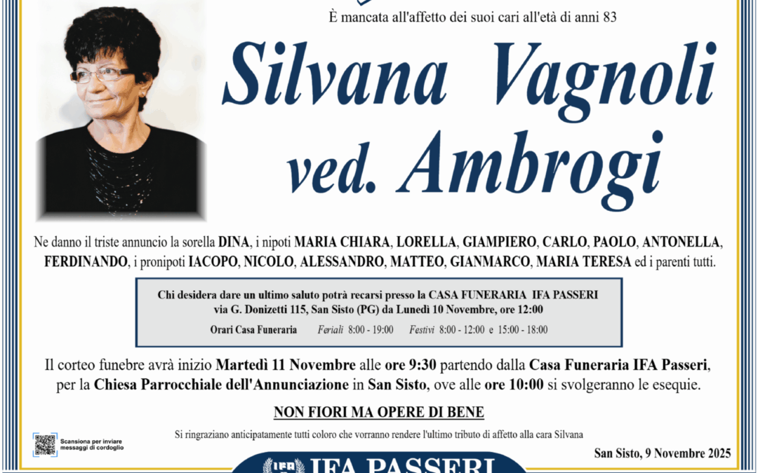 Silvana Vagnoli ved. Ambrogi